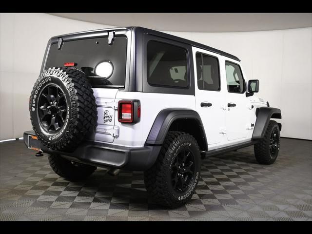 used 2021 Jeep Wrangler car, priced at $33,249