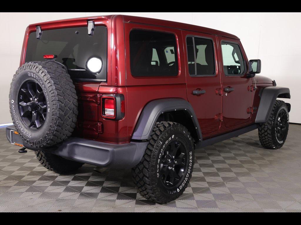 used 2021 Jeep Wrangler car, priced at $34,652