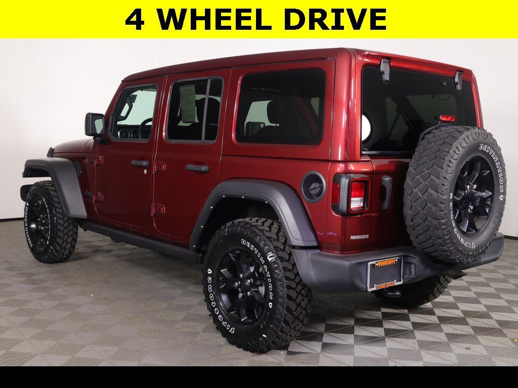 used 2021 Jeep Wrangler car, priced at $34,652