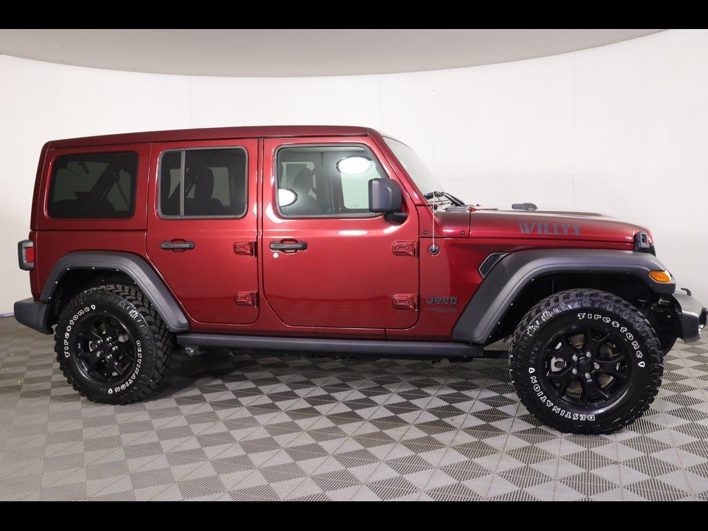used 2021 Jeep Wrangler car, priced at $34,652