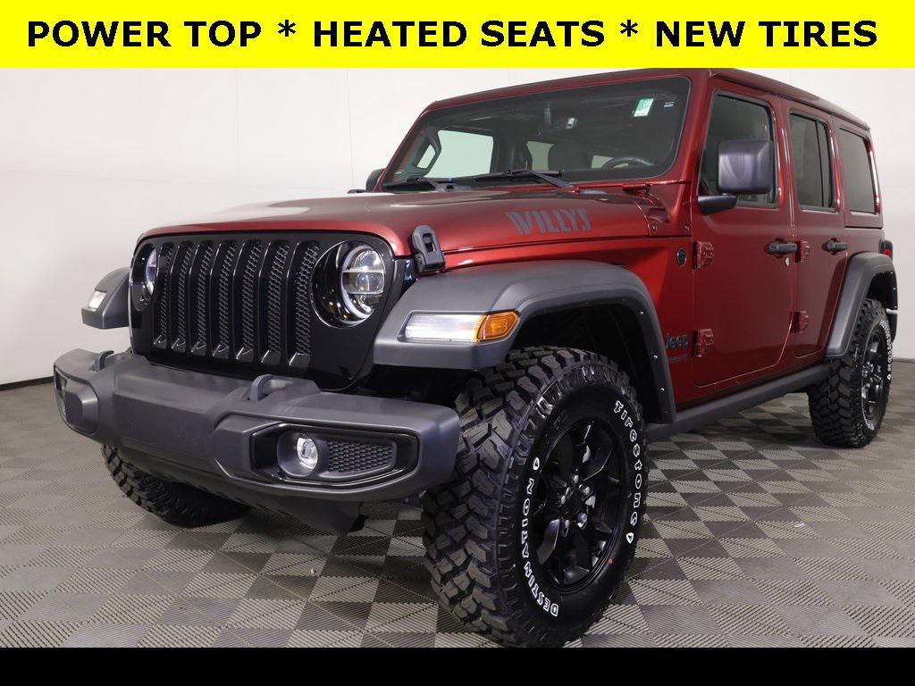 used 2021 Jeep Wrangler car, priced at $34,652