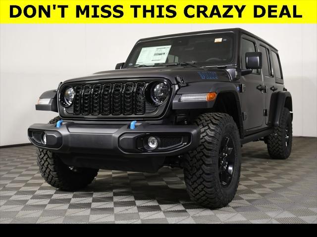 new 2024 Jeep Wrangler 4xe car, priced at $43,615