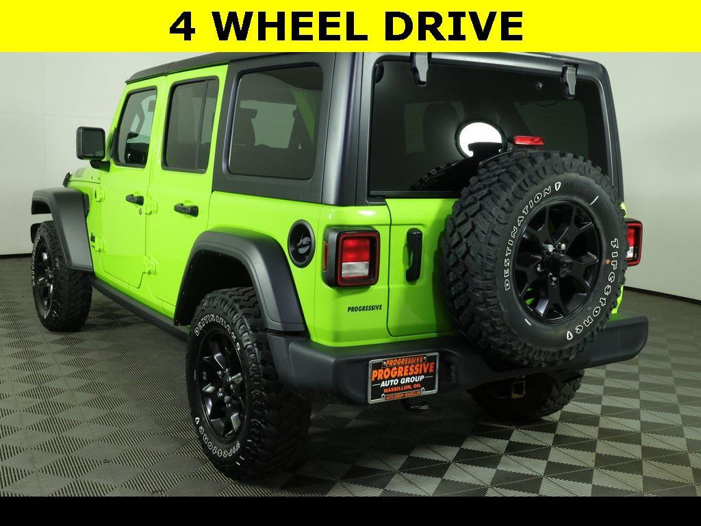 used 2021 Jeep Wrangler car, priced at $29,689