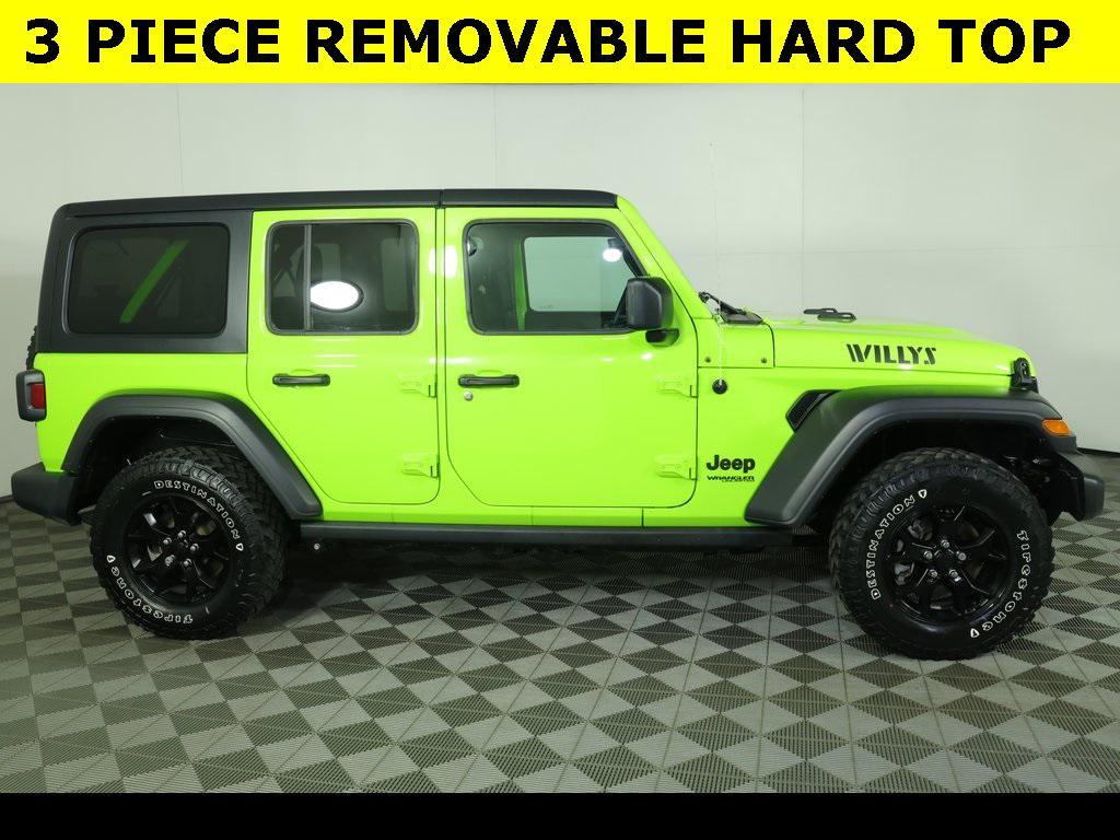 used 2021 Jeep Wrangler car, priced at $29,689