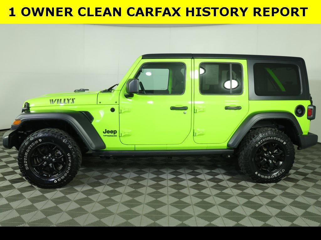 used 2021 Jeep Wrangler car, priced at $29,689
