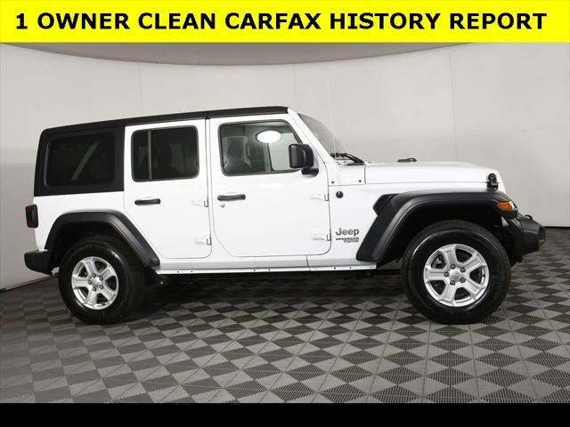 used 2021 Jeep Wrangler Unlimited car, priced at $30,788