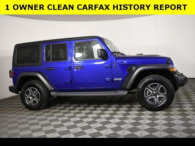 used 2020 Jeep Wrangler Unlimited car, priced at $30,000