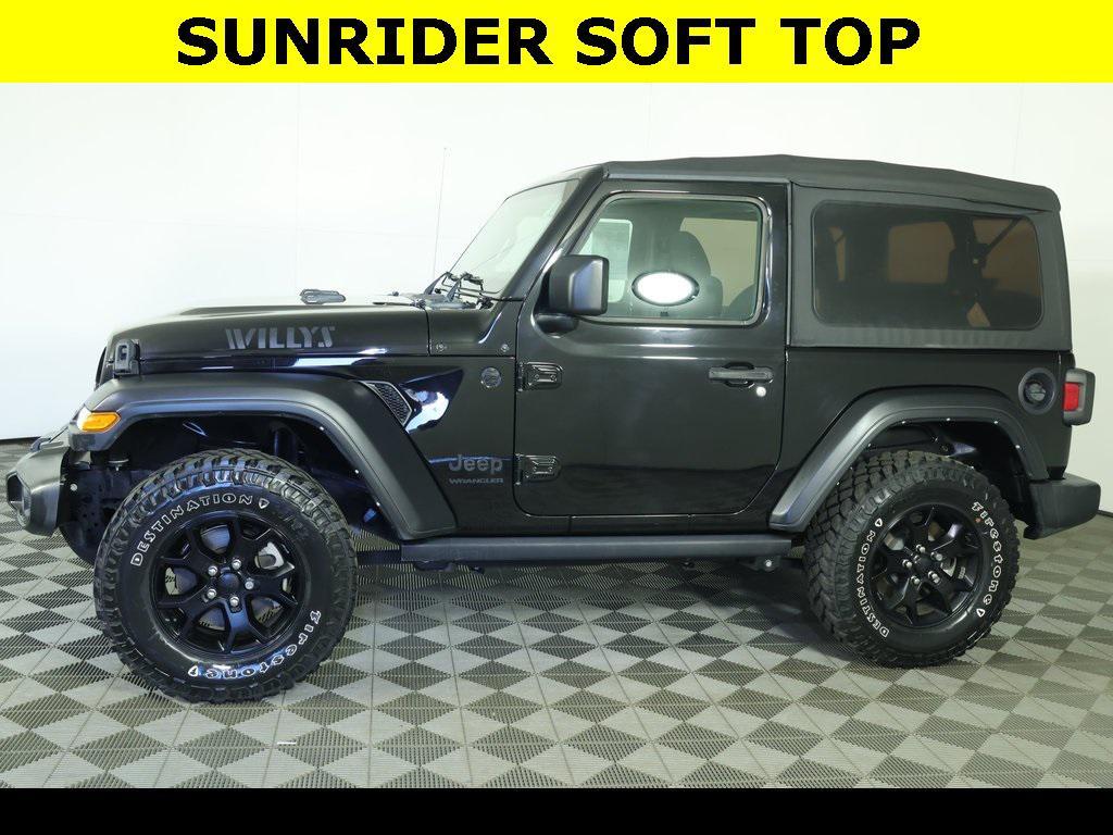 used 2021 Jeep Wrangler car, priced at $31,204