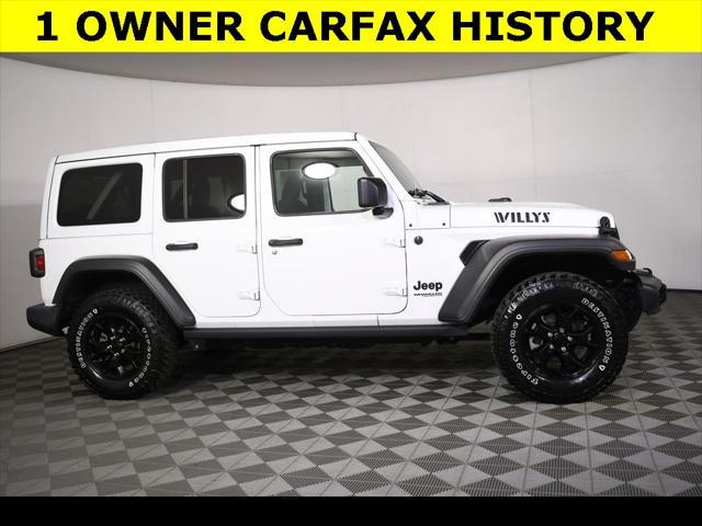 used 2021 Jeep Wrangler car, priced at $33,999