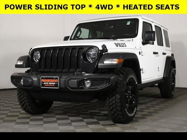 used 2021 Jeep Wrangler car, priced at $33,999