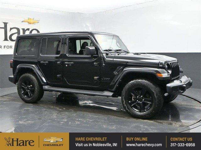 used 2022 Jeep Wrangler Unlimited car, priced at $38,971