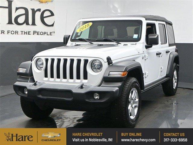 used 2018 Jeep Wrangler Unlimited car, priced at $17,971