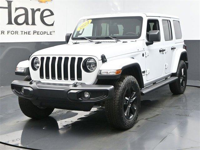 used 2021 Jeep Wrangler Unlimited car, priced at $34,455