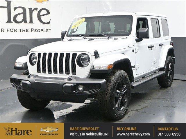 used 2021 Jeep Wrangler Unlimited car, priced at $32,971