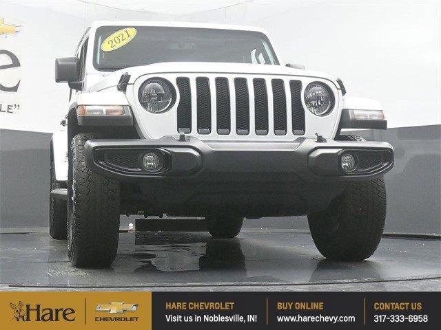 used 2021 Jeep Wrangler Unlimited car, priced at $32,971