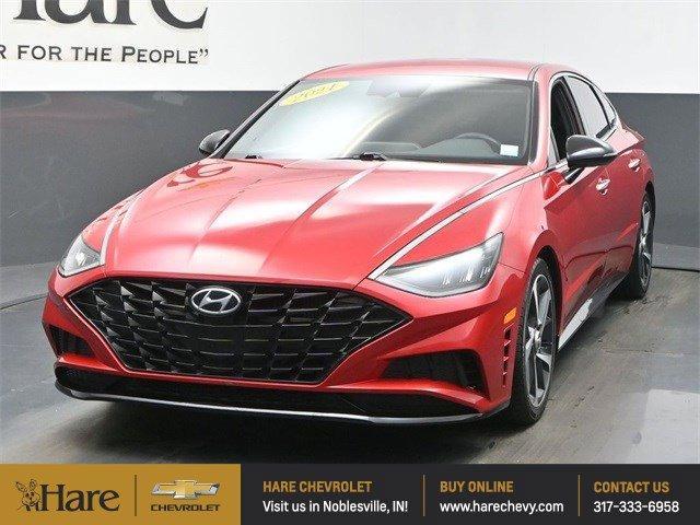 used 2021 Hyundai Sonata car, priced at $18,211
