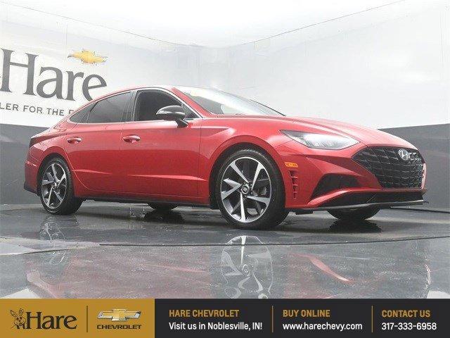 used 2021 Hyundai Sonata car, priced at $18,211