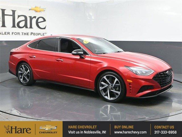 used 2021 Hyundai Sonata car, priced at $18,211