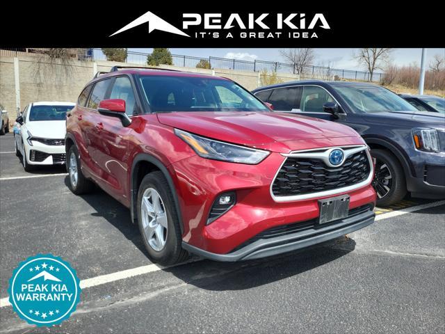 used 2023 Toyota Highlander Hybrid car, priced at $41,597