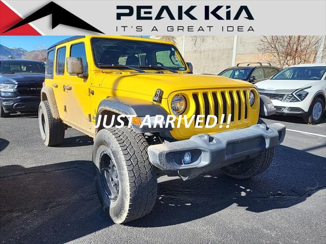 used 2021 Jeep Wrangler Unlimited car, priced at $29,397