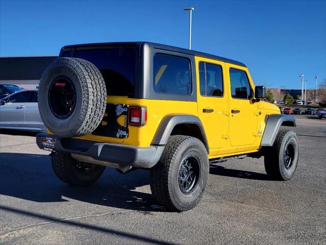 used 2021 Jeep Wrangler Unlimited car, priced at $28,797