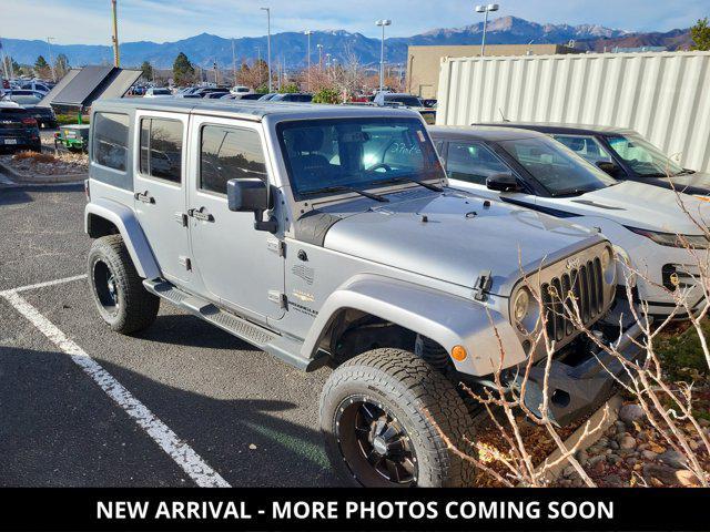 used 2015 Jeep Wrangler Unlimited car, priced at $18,397