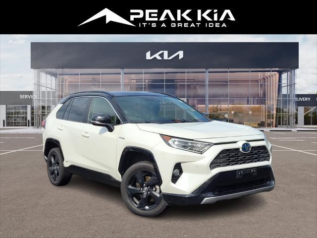 used 2020 Toyota RAV4 Hybrid car, priced at $28,097