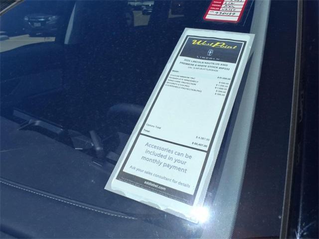 new 2025 Lincoln Nautilus car, priced at $55,743