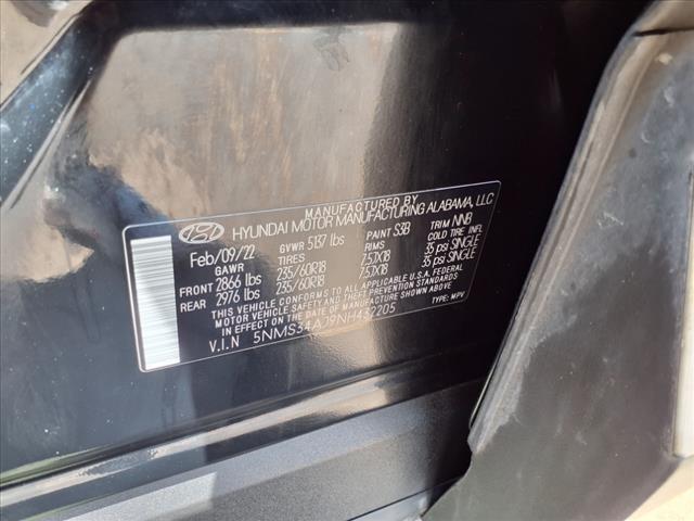 used 2022 Hyundai Santa Fe car, priced at $24,691