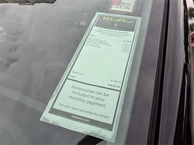 new 2025 Lincoln Aviator car, priced at $59,462