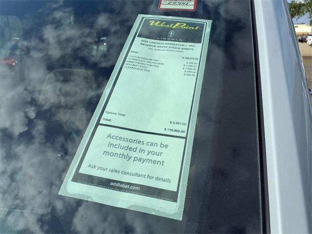 new 2025 Lincoln Navigator L car, priced at $102,312