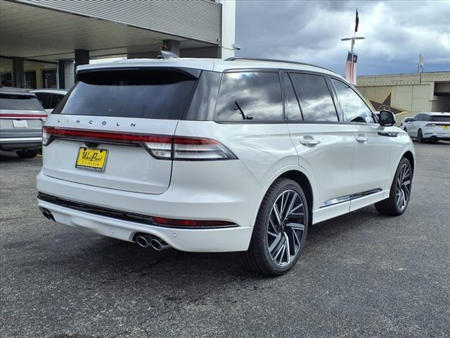 new 2025 Lincoln Aviator car, priced at $93,625