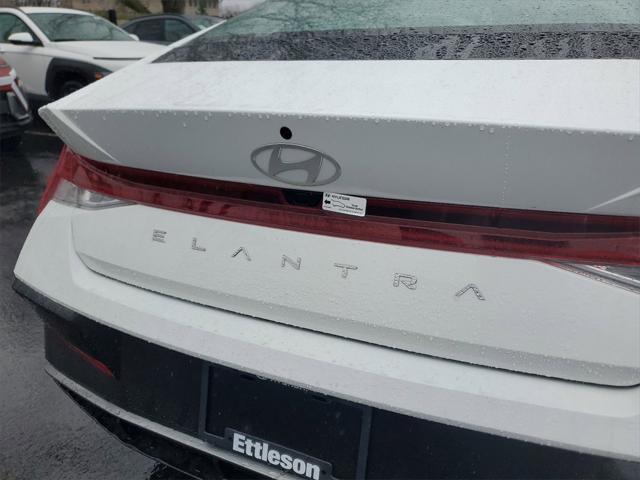 new 2025 Hyundai Elantra car, priced at $27,107