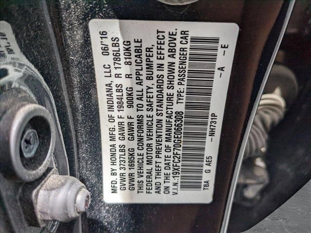 used 2016 Honda Civic car, priced at $10,353