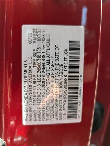 new 2025 Honda Ridgeline car, priced at $44,085