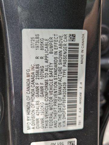 new 2026 Honda Civic Hybrid car, priced at $33,445