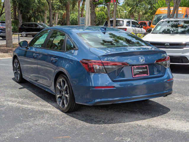 new 2025 Honda Civic Hybrid car, priced at $32,884