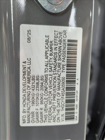 new 2025 Honda Accord car, priced at $30,894