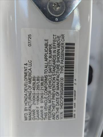 new 2025 Honda Accord Hybrid car, priced at $33,863