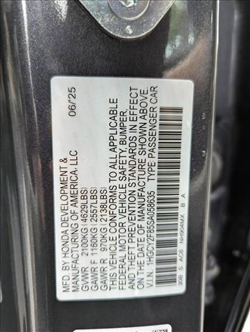 new 2025 Honda Accord Hybrid car, priced at $36,857