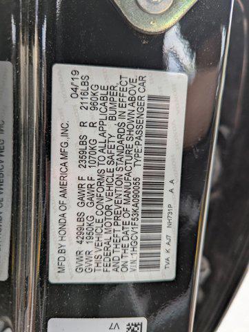 used 2019 Honda Accord car, priced at $16,991