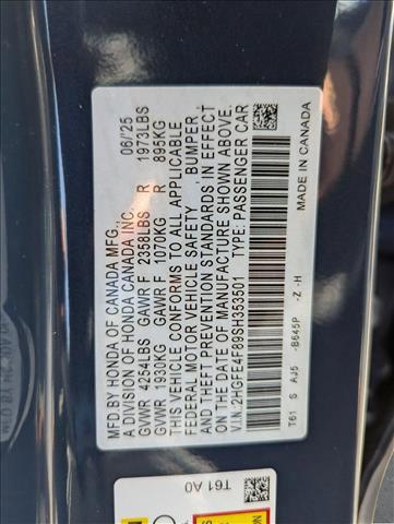 new 2025 Honda Civic Hybrid car, priced at $31,748
