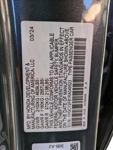 new 2024 Honda Accord Hybrid car, priced at $38,395