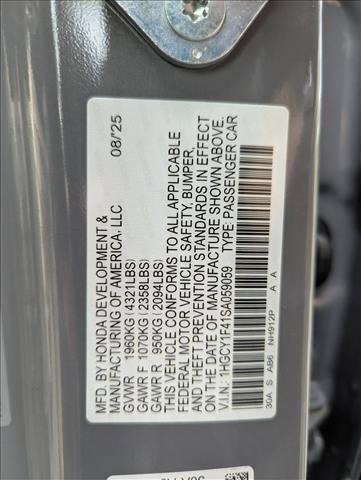 new 2025 Honda Accord car, priced at $30,894