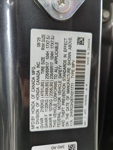 new 2026 Honda CR-V car, priced at $31,264