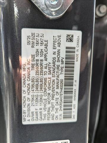 new 2026 Honda CR-V car, priced at $37,529