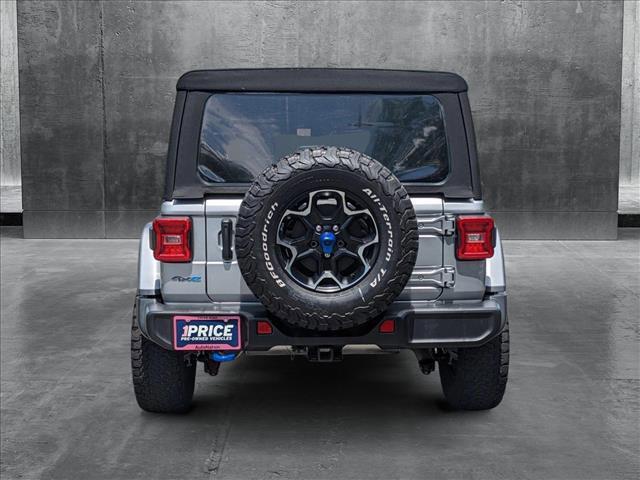 used 2021 Jeep Wrangler Unlimited 4xe car, priced at $35,467