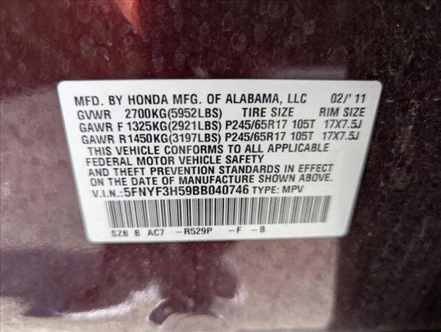 used 2011 Honda Pilot car, priced at $8,491