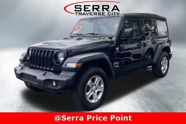 used 2018 Jeep Wrangler Unlimited car, priced at $26,529