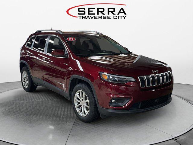 used 2021 Jeep Cherokee car, priced at $23,436